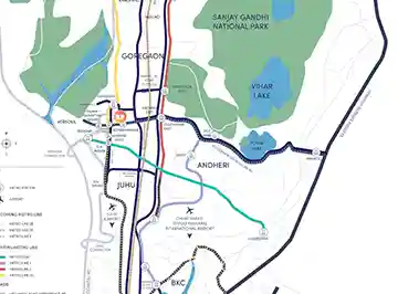 DLF The West Park location map